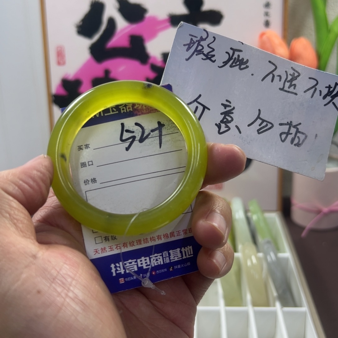 蛇纹石玉手镯未镶嵌508
