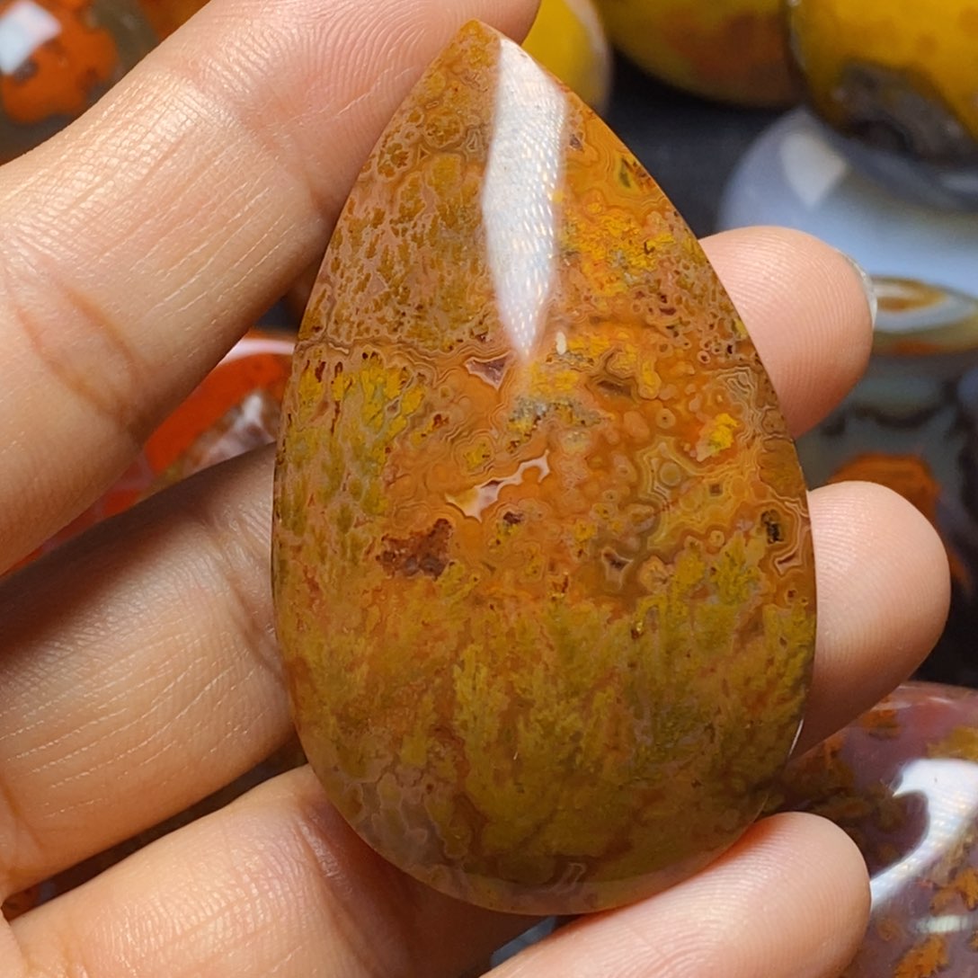 玛瑙/玉髓吊坠(不含链)未镶嵌闲*