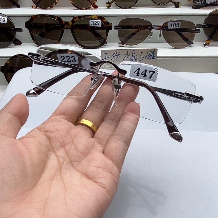 无框款商务款石头镜