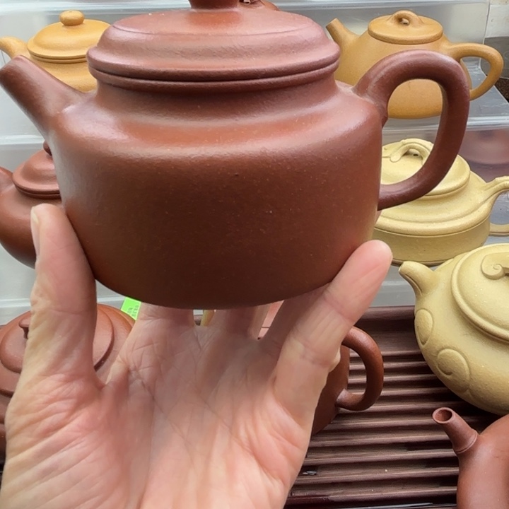 ****落紫砂茶壶红降德中容量 21240