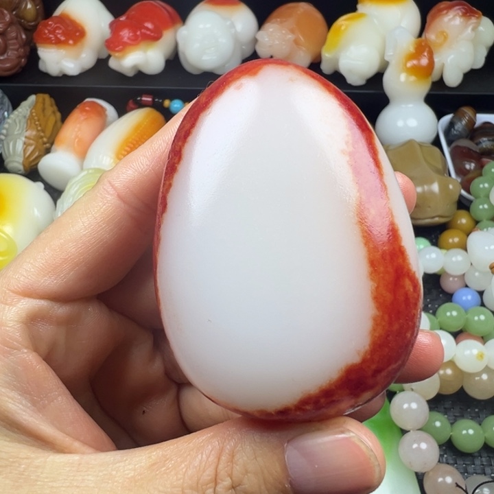 新疆戈壁五彩石金丝