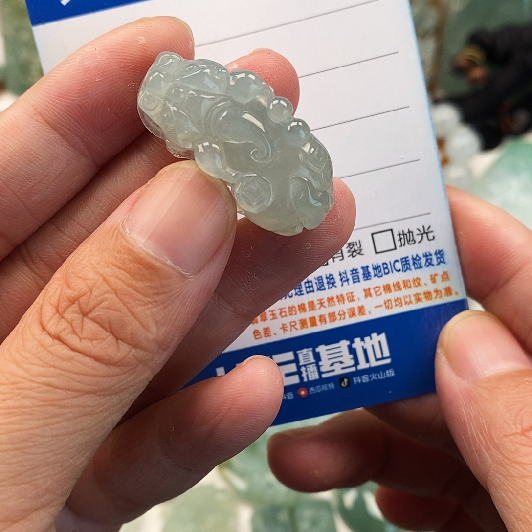 翡翠未镶嵌颈饰貔貅