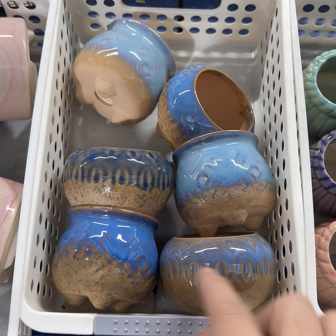 陶瓷多肉小花盆@@2075