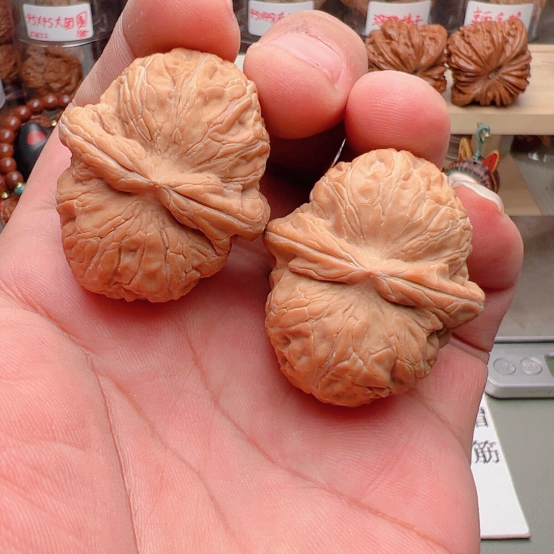 吊坠文玩核桃42尺全品元宝