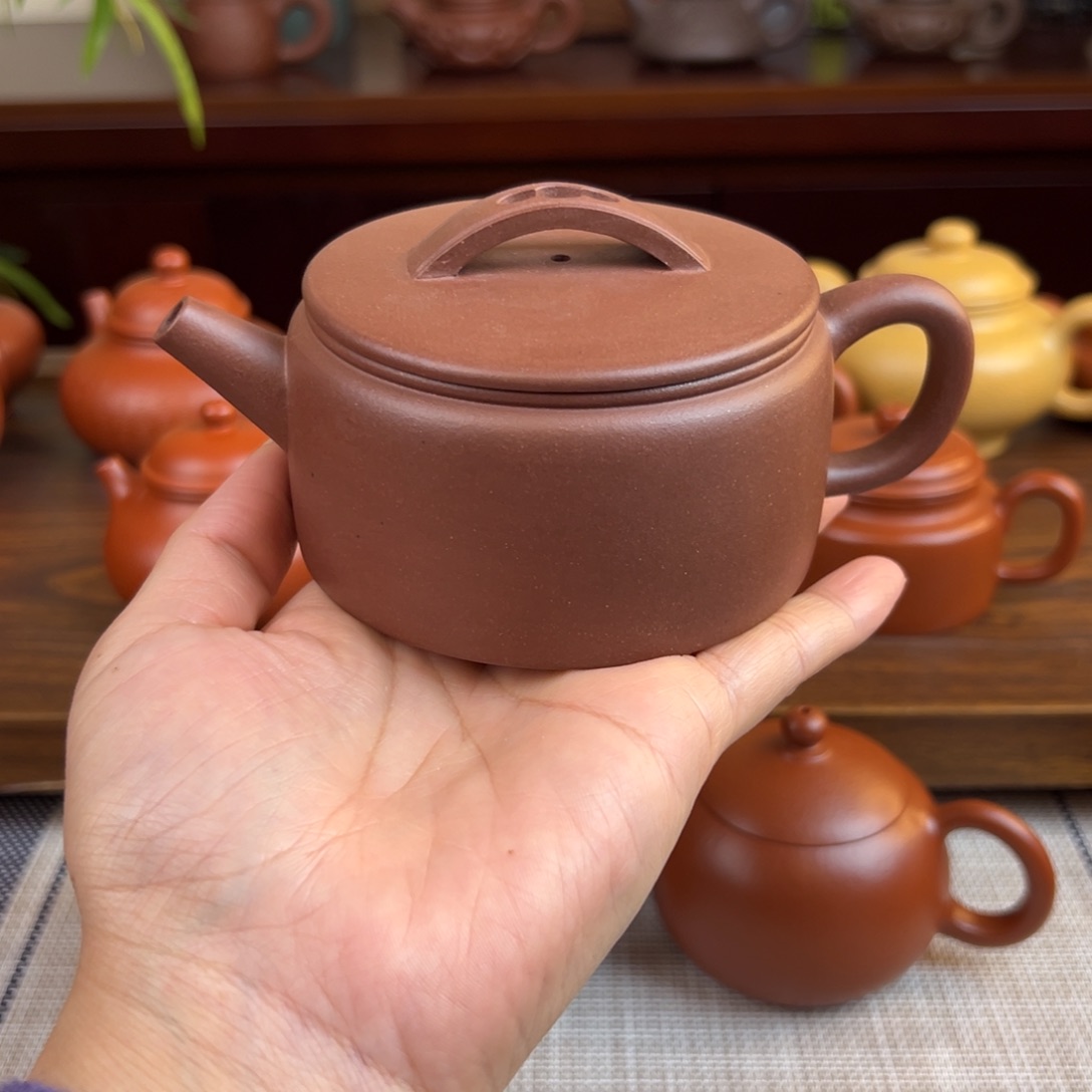 紫砂茶壶底槽清汉瓦全手200cc