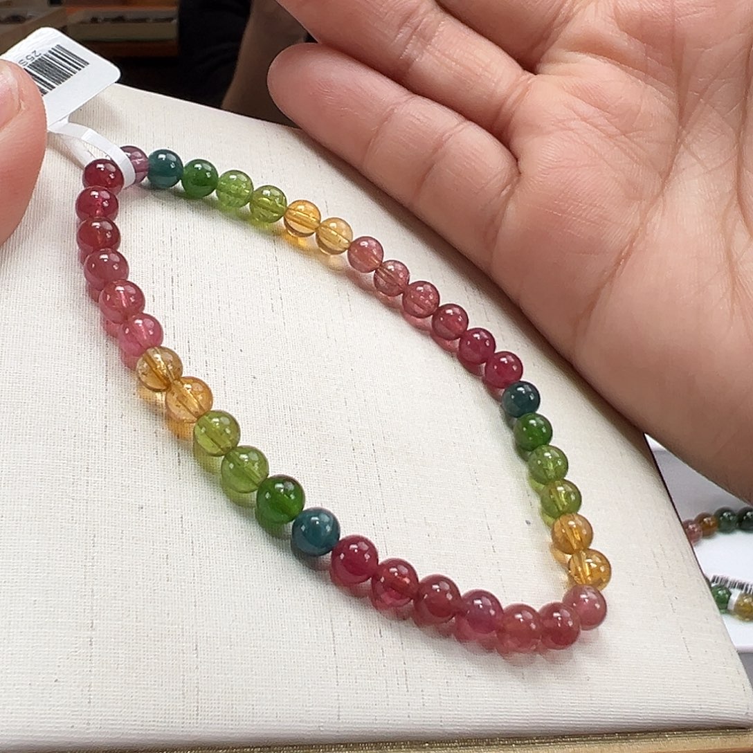 碧玺手串未镶嵌5mmmmmmmmm