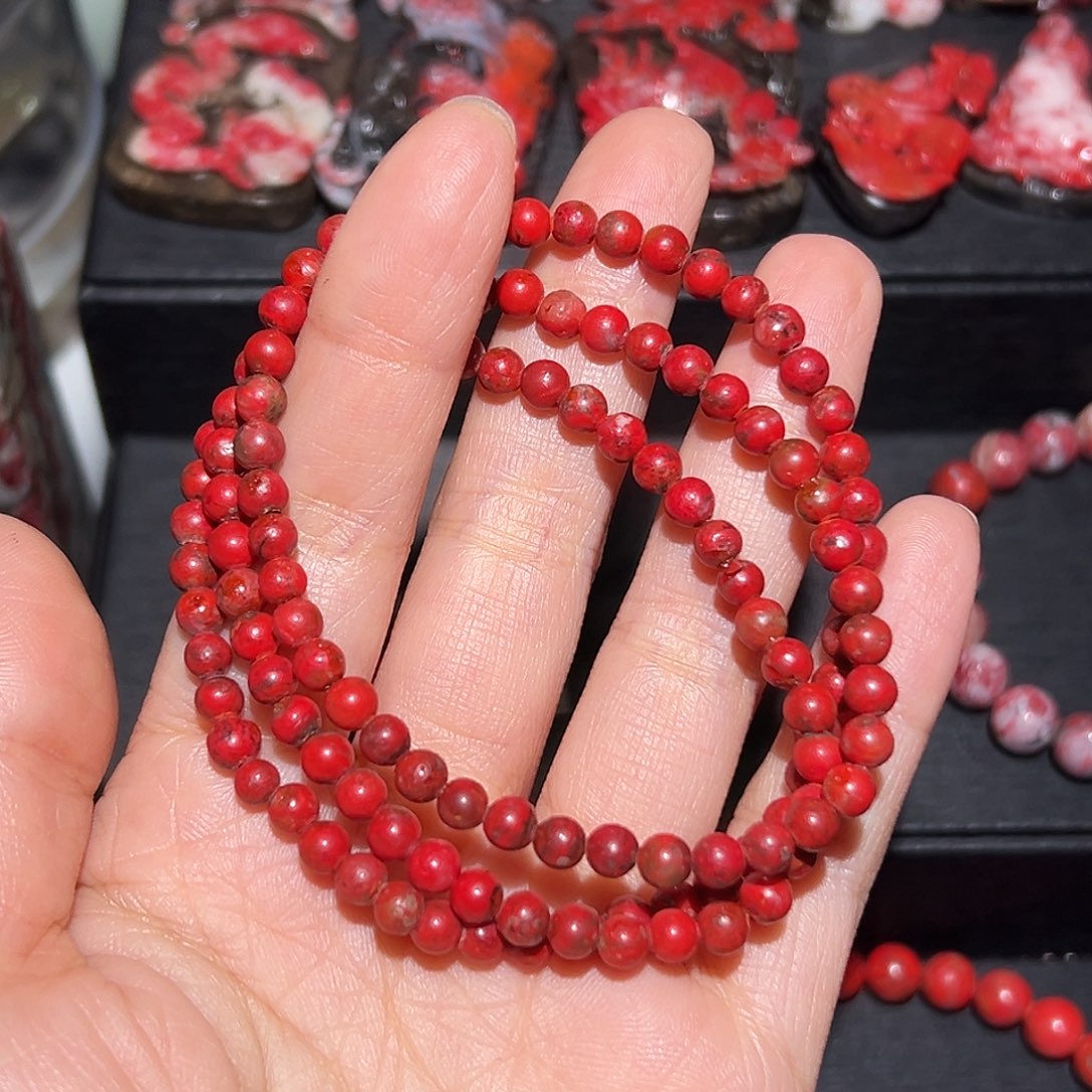 天然辰砂原石卡上4➕。18克