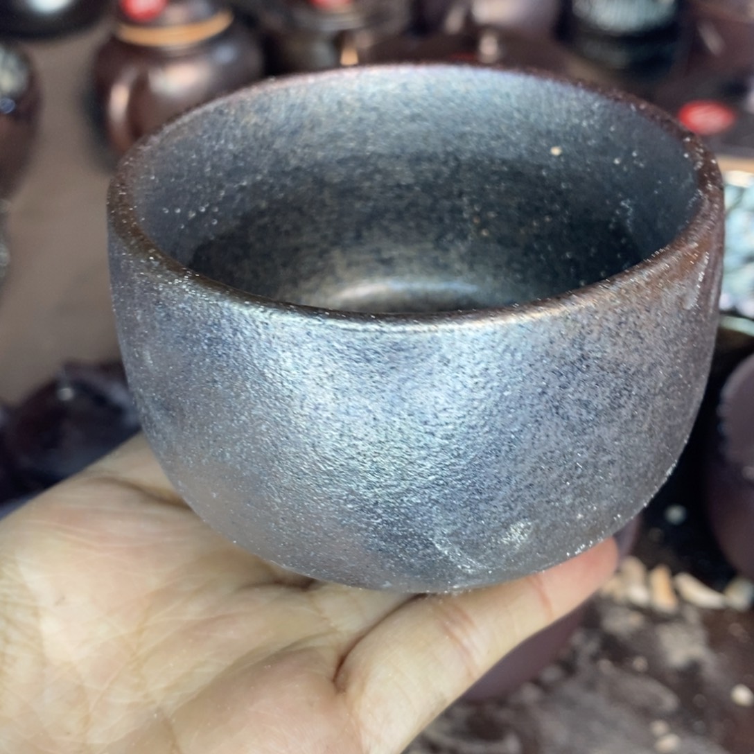 南***子云南建水紫陶柴烧微瑕特价杯