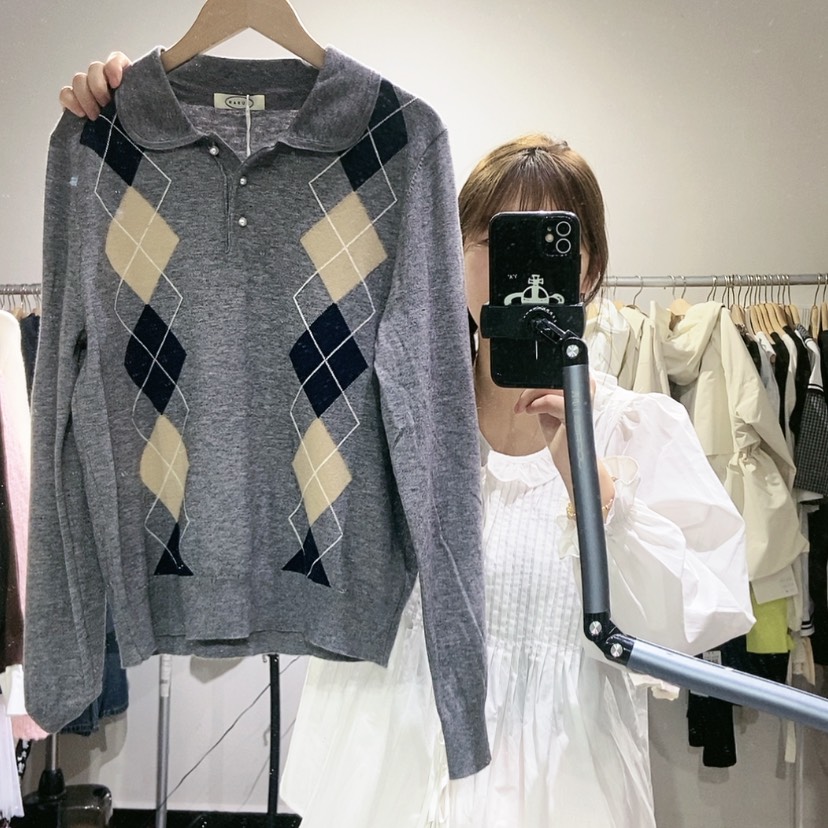 【闪购商品】格子毛衣