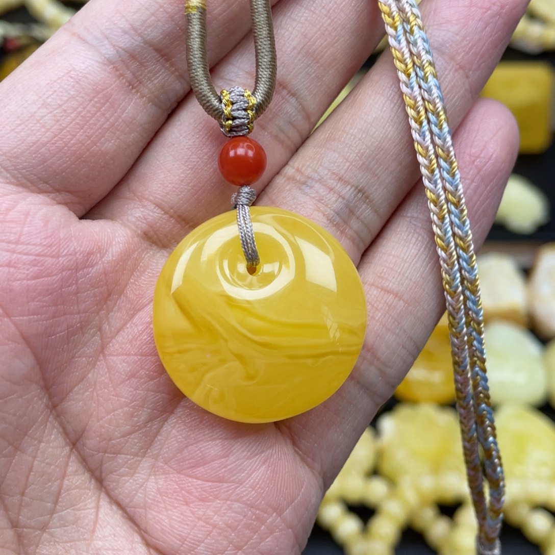 琥珀未镶嵌裸石琥珀蜜蜡