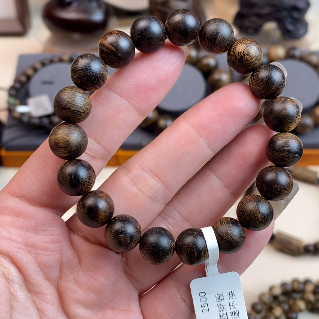 手串沉香越南芽庄白棋瘤疤1.0