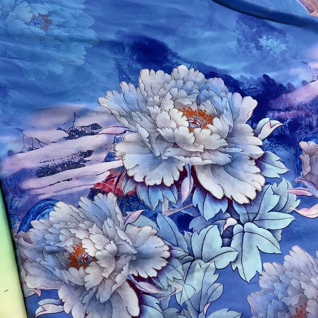 一米价人棉贡缎1.5米宽果子布艺地卷