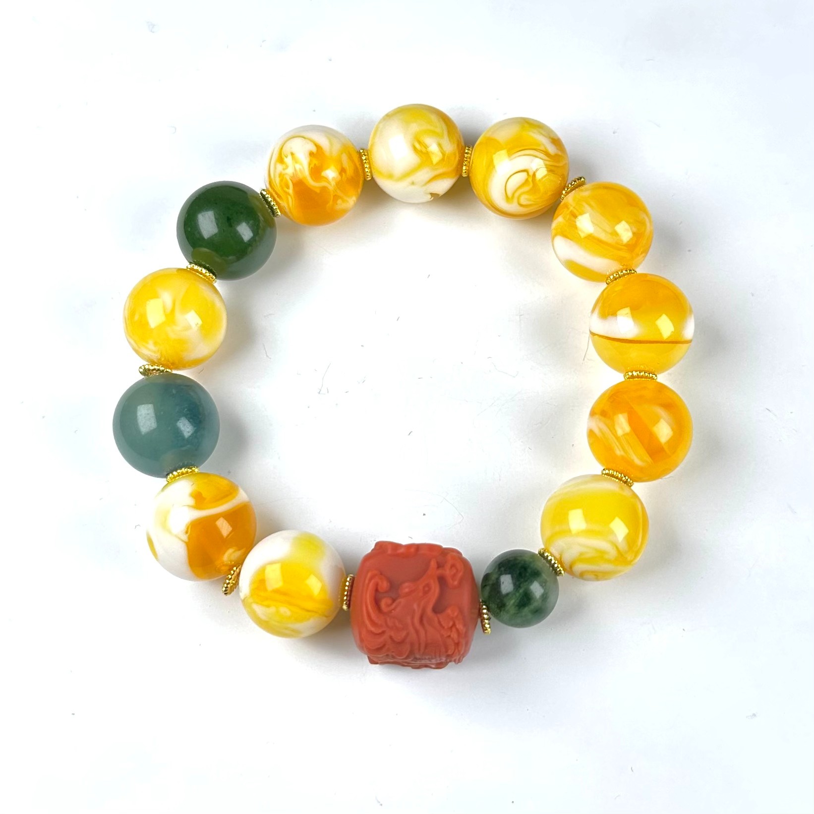 【超星专属】Y003 精美蜜蜡手串 多样性发其一