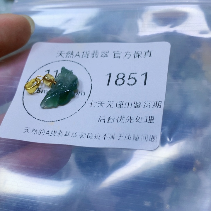 翡翠未镶嵌颈饰翡翠