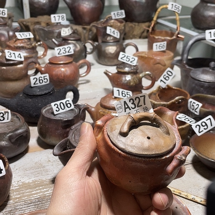 纯手工柴烧茶具精品