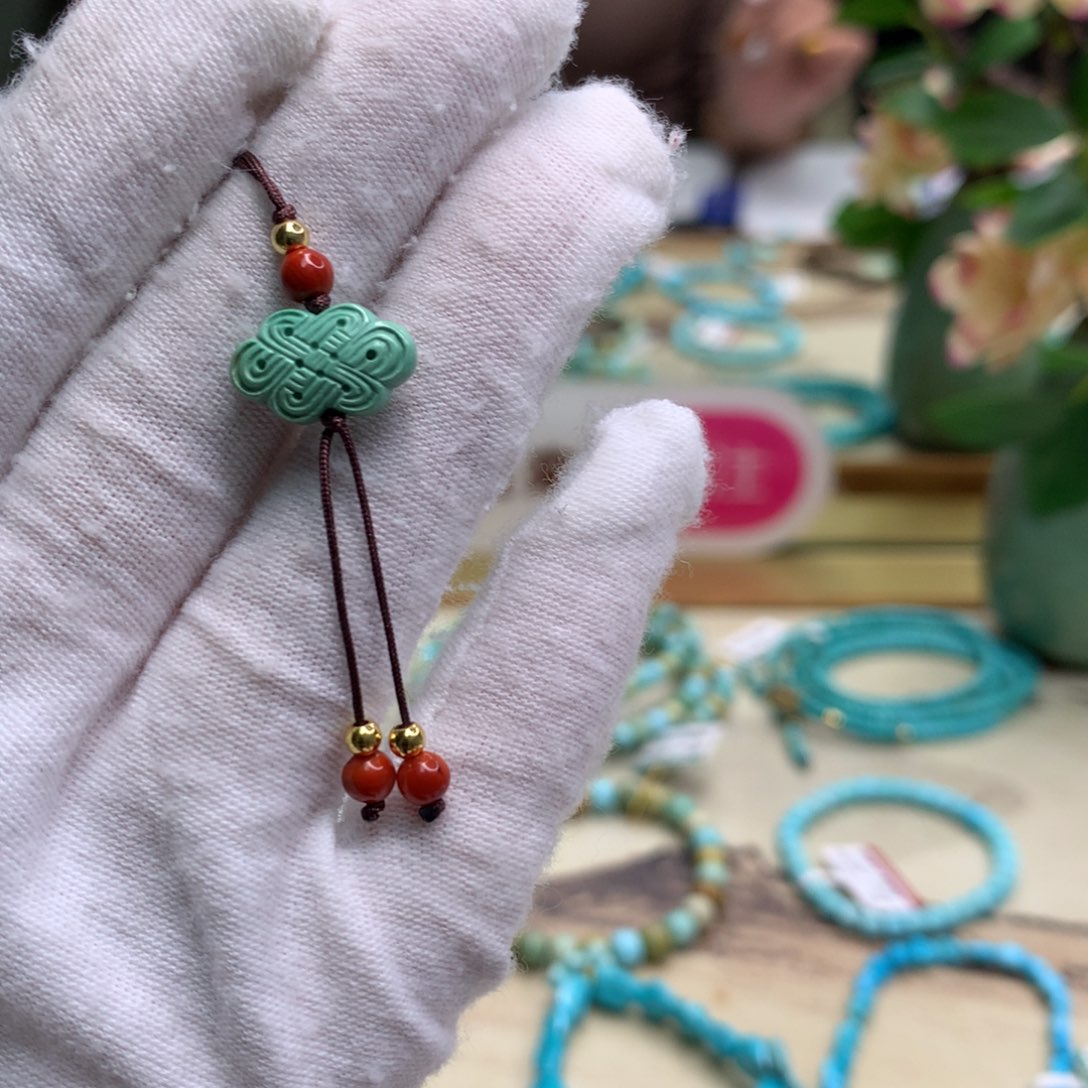 绿松石未镶嵌配饰