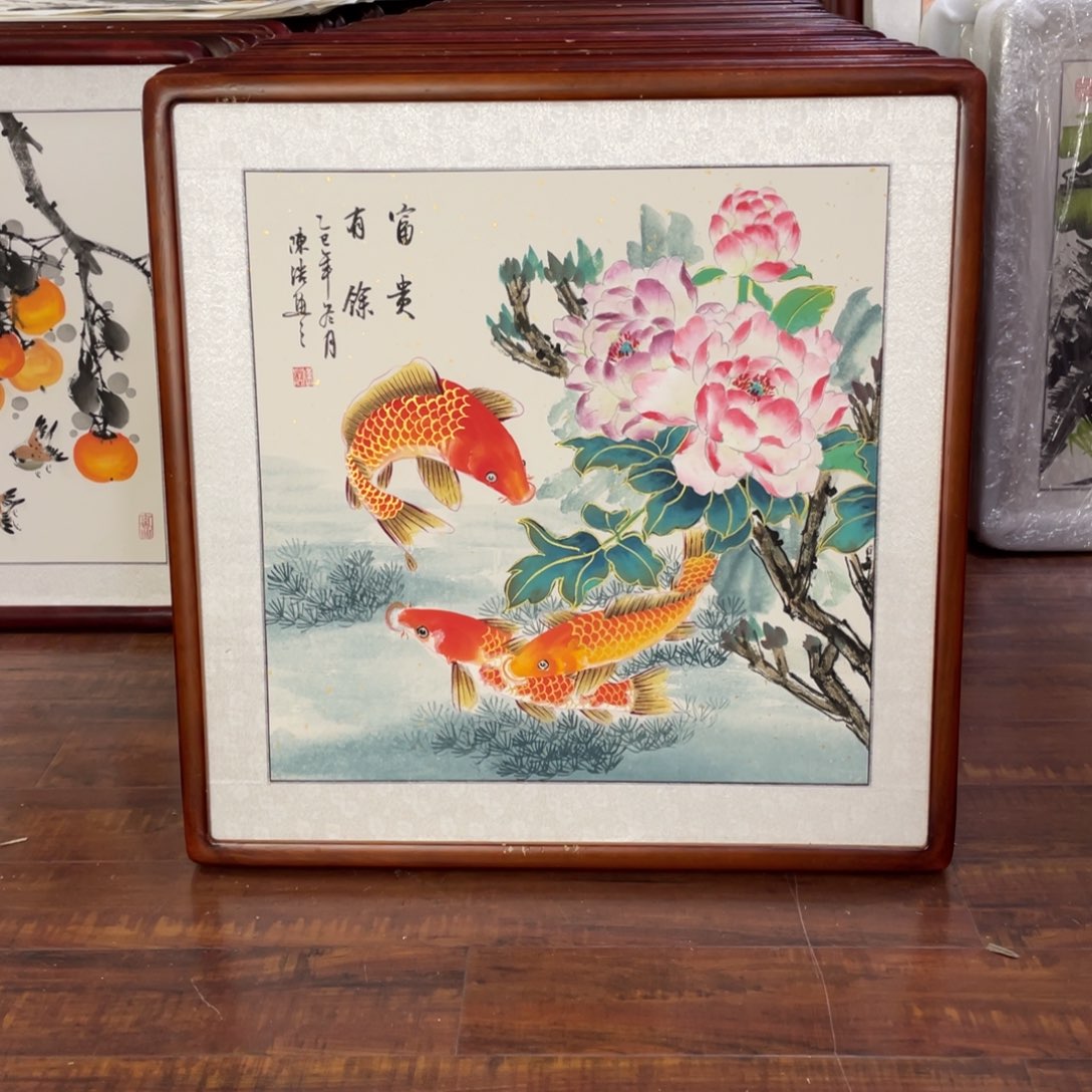 国画带框尺寸63*63厘米