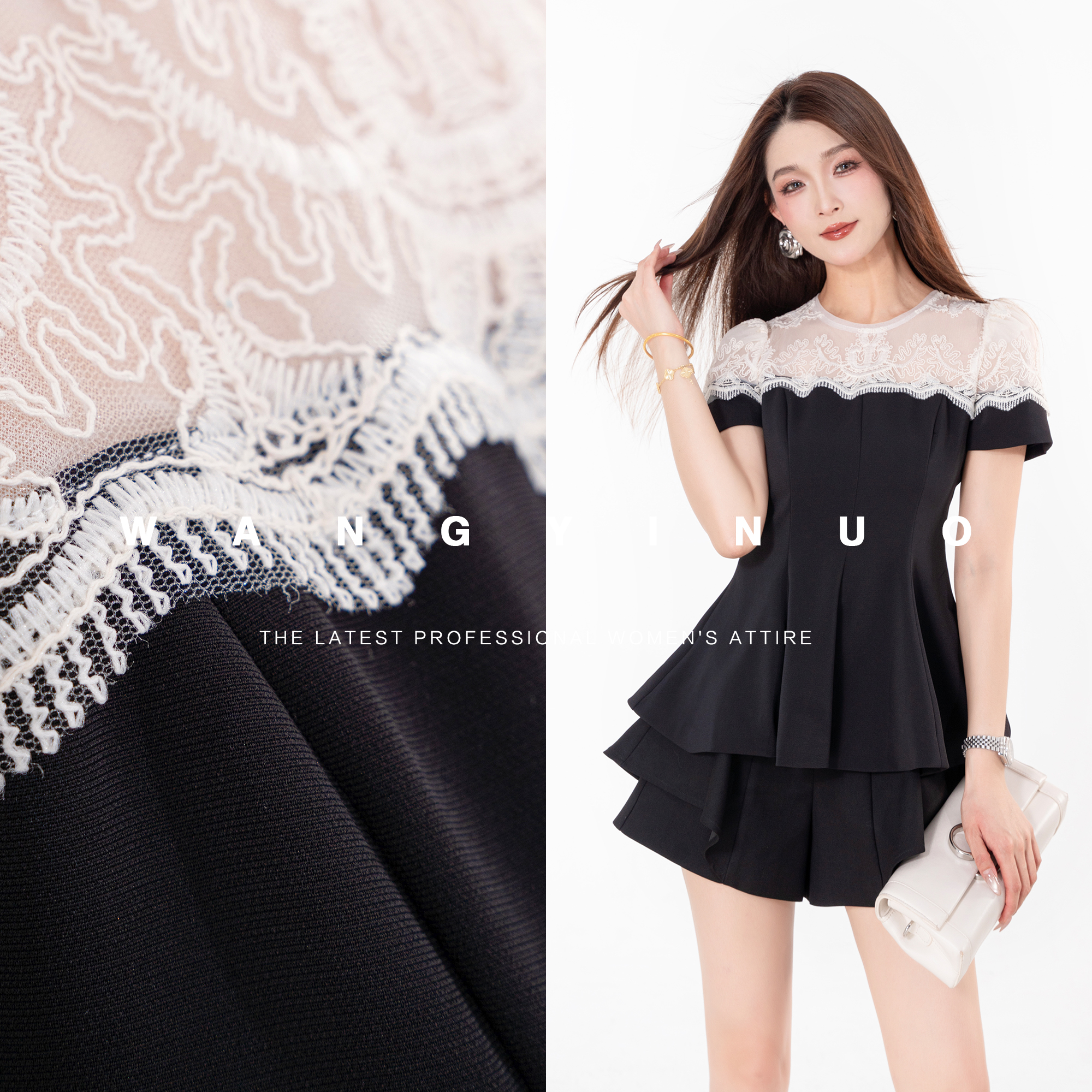 MD定制·依诺【自由派对】2025夏季茶歇风气质透气法式百搭显瘦上衣