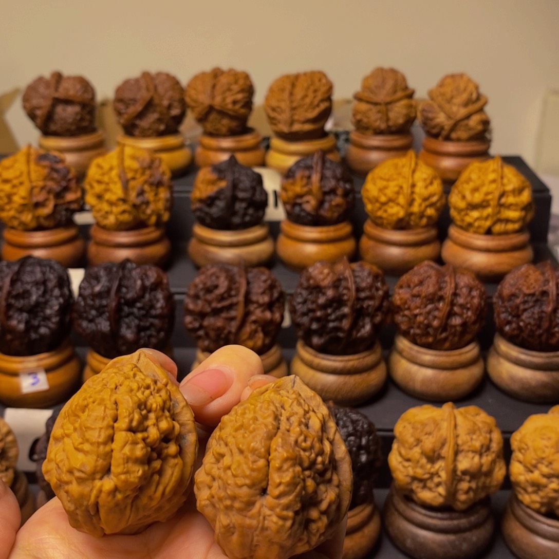 吊坠文玩核桃恶鱼头41