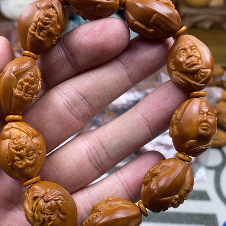 橄榄核手串/手链橄榄核雕工艺手串