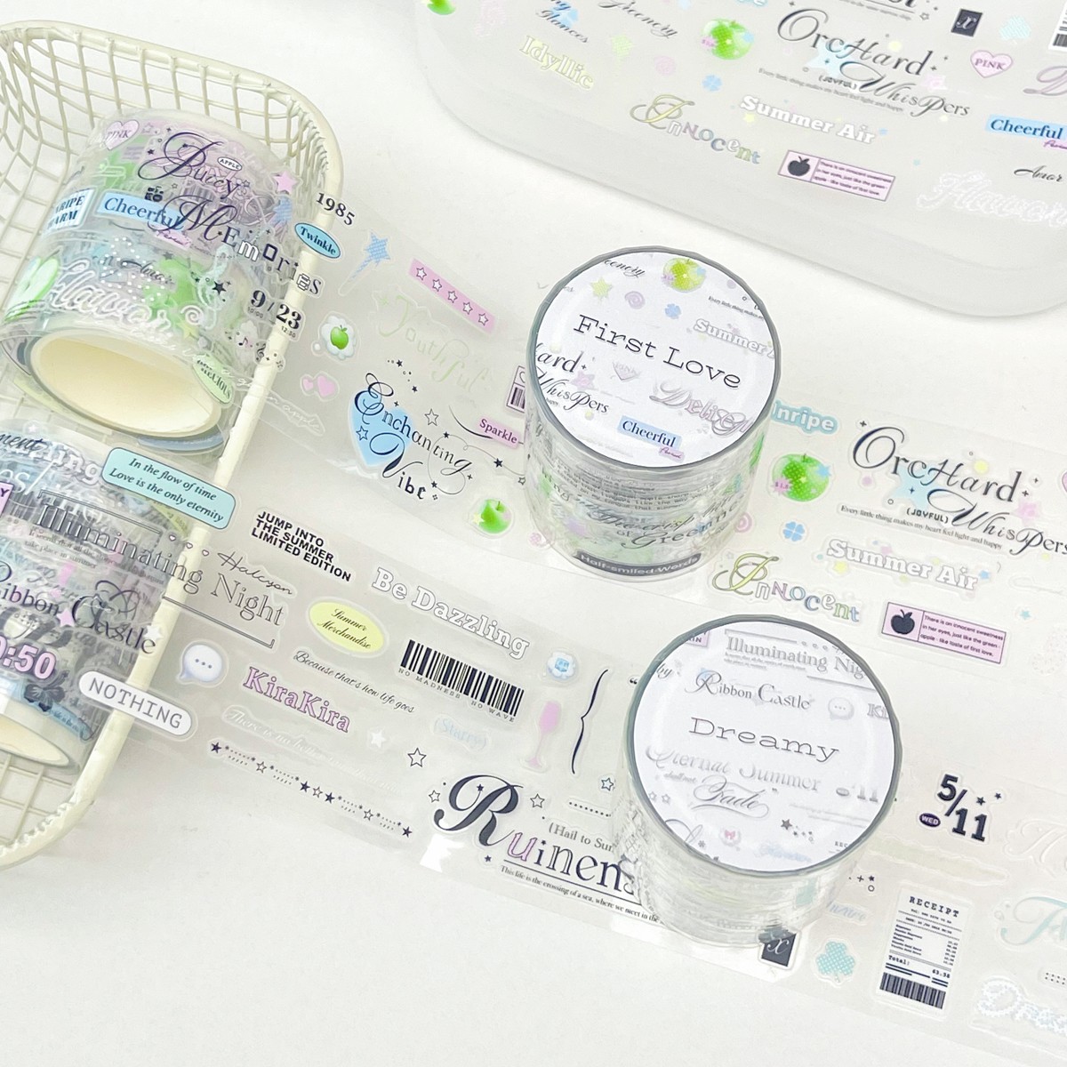 周二直播间惊喜加购礼活动【贴纸便签胶带卷挂件收纳册】