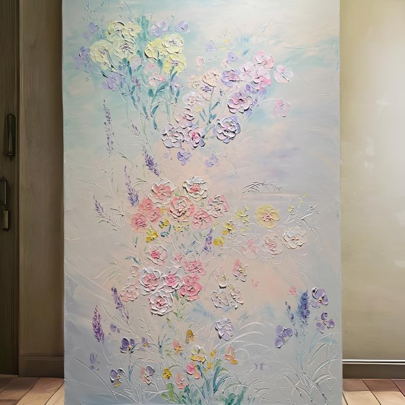 现代油画花卉作品