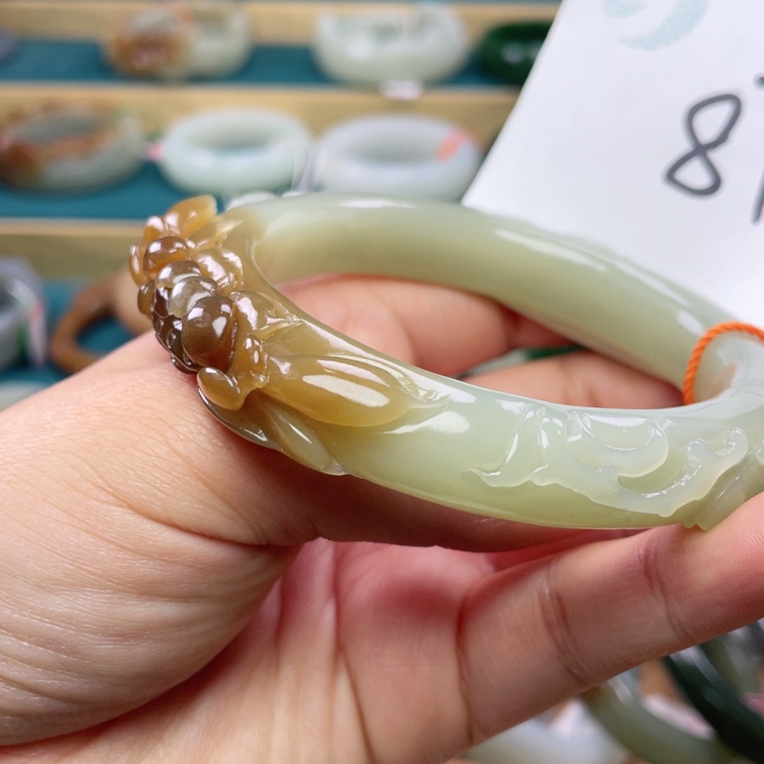 未镶嵌手镯和田玉圈口61