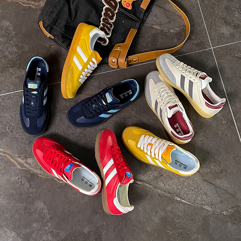 新百伦2025新品爆款（德训）女款轻便系带经典板鞋复古运动T头鞋