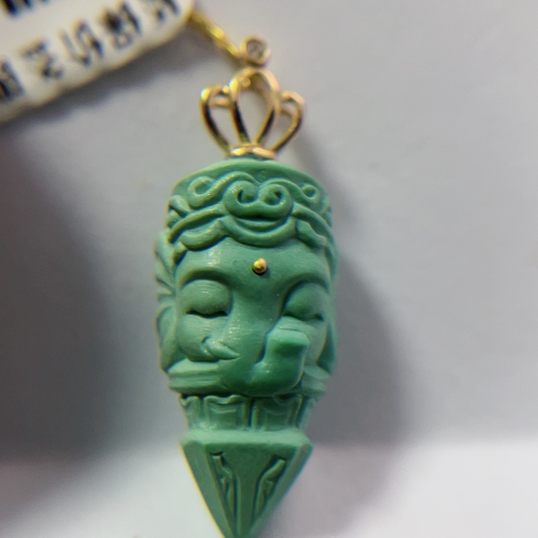 绿松石配饰18K金镶嵌