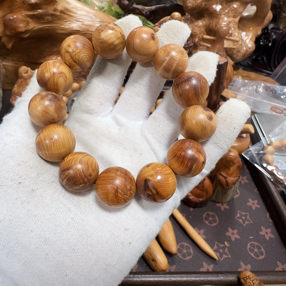 柏木（崖柏）太行崖柏陈化留疤1.8闻香手串