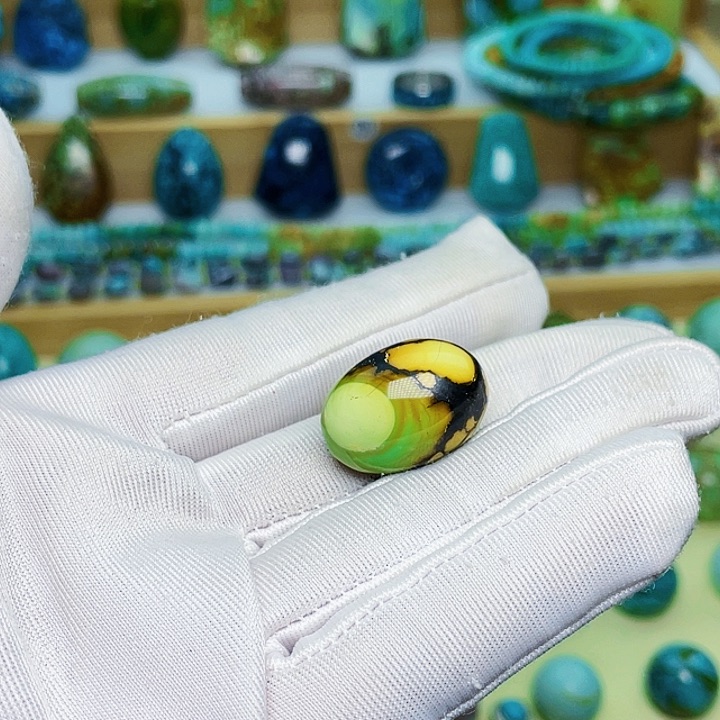 绿松石珠宝奇石未镶嵌