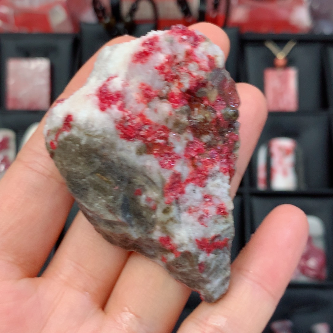 天然辰砂天然毛石