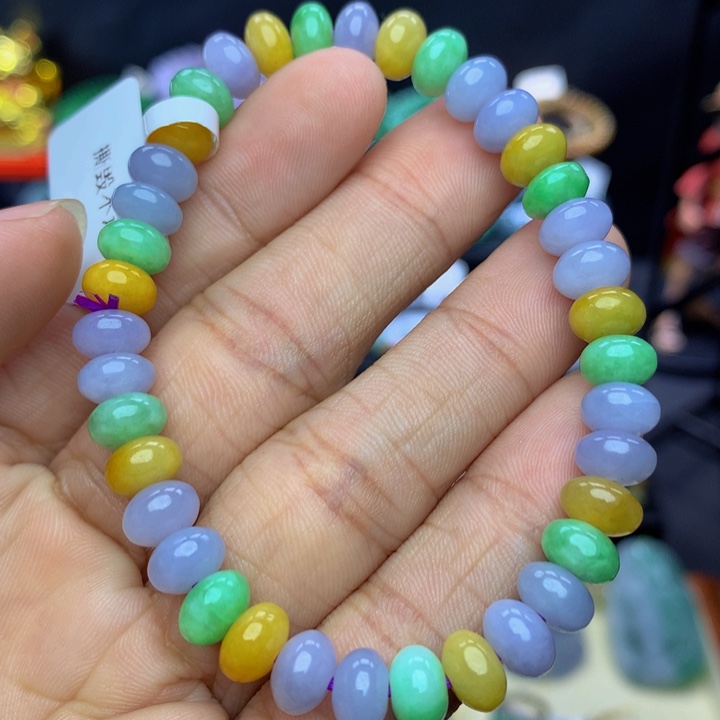 翡翠手链未镶嵌翡翠 7.7 