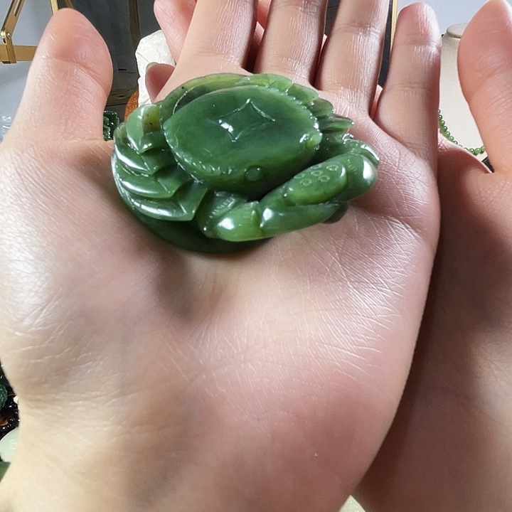 和田玉（碧玉）未镶嵌摆件