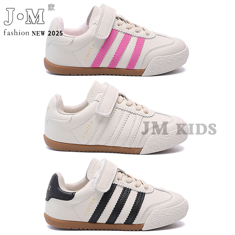 儿童真皮德训鞋2025新款秋季休闲单鞋男童鞋子软底防滑女童运动鞋