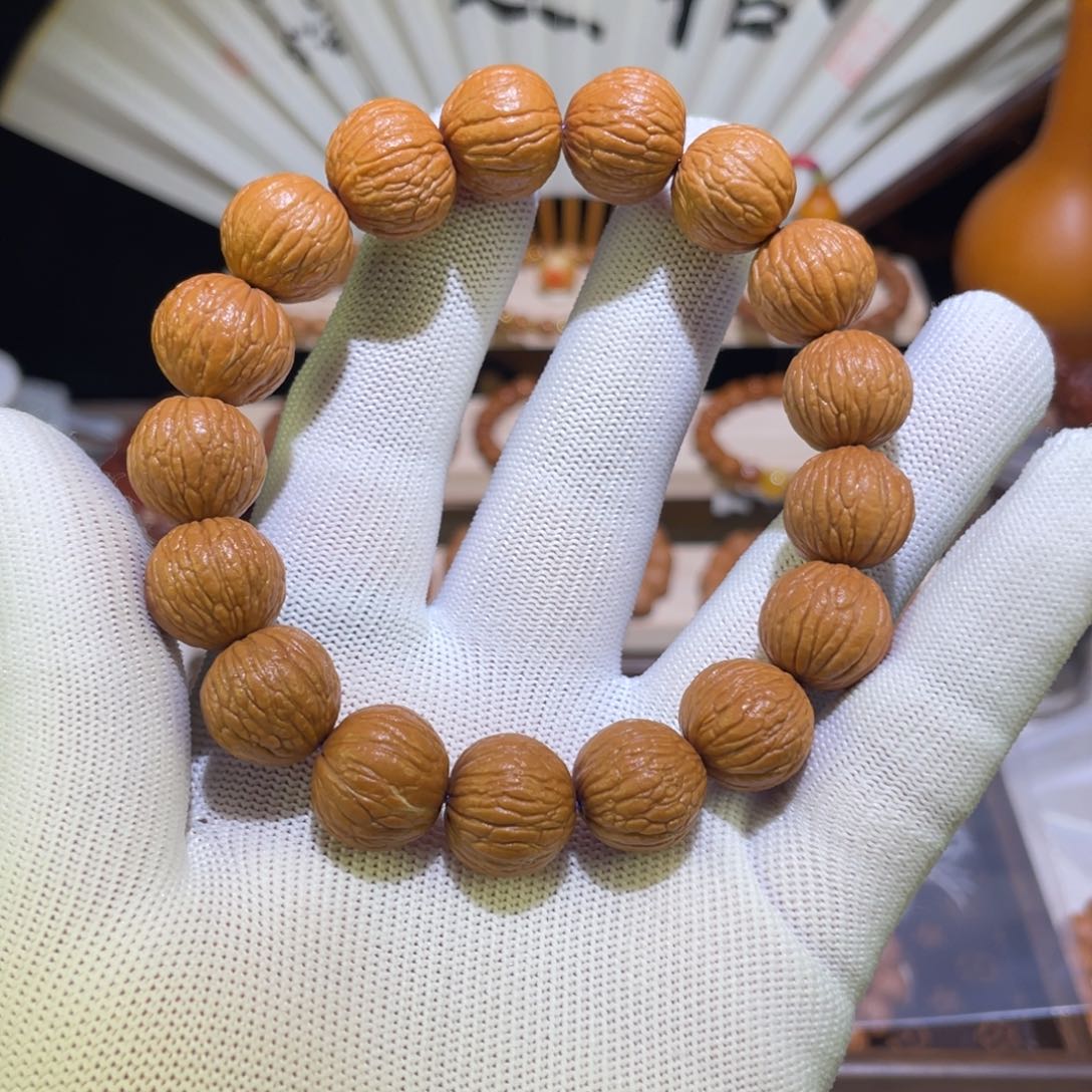 橄榄核手串/手链凤羽猴头16+