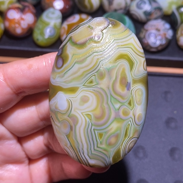 未镶嵌玛瑙/玉髓珠宝半成品19