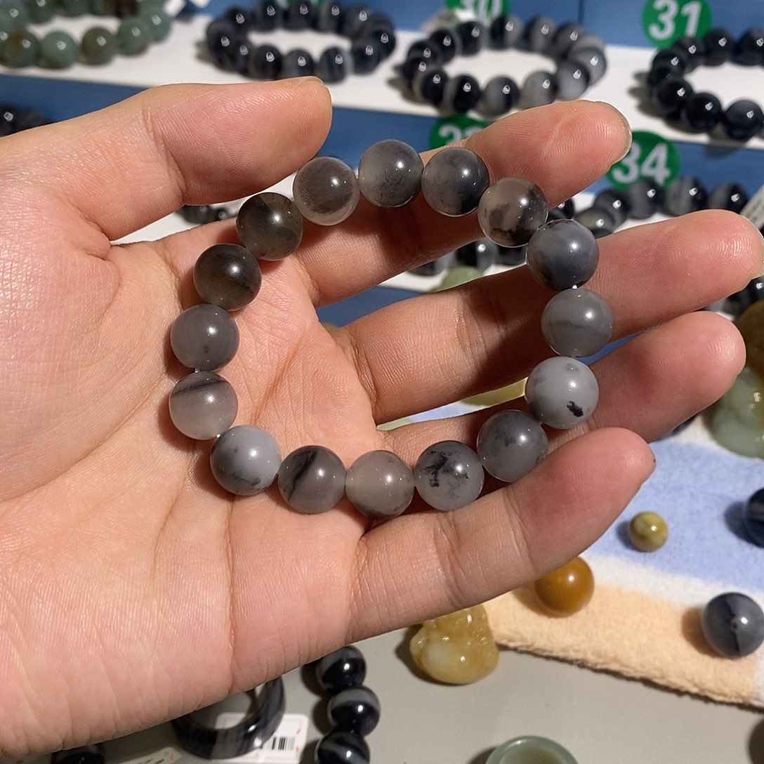 石英质玉未镶嵌手链