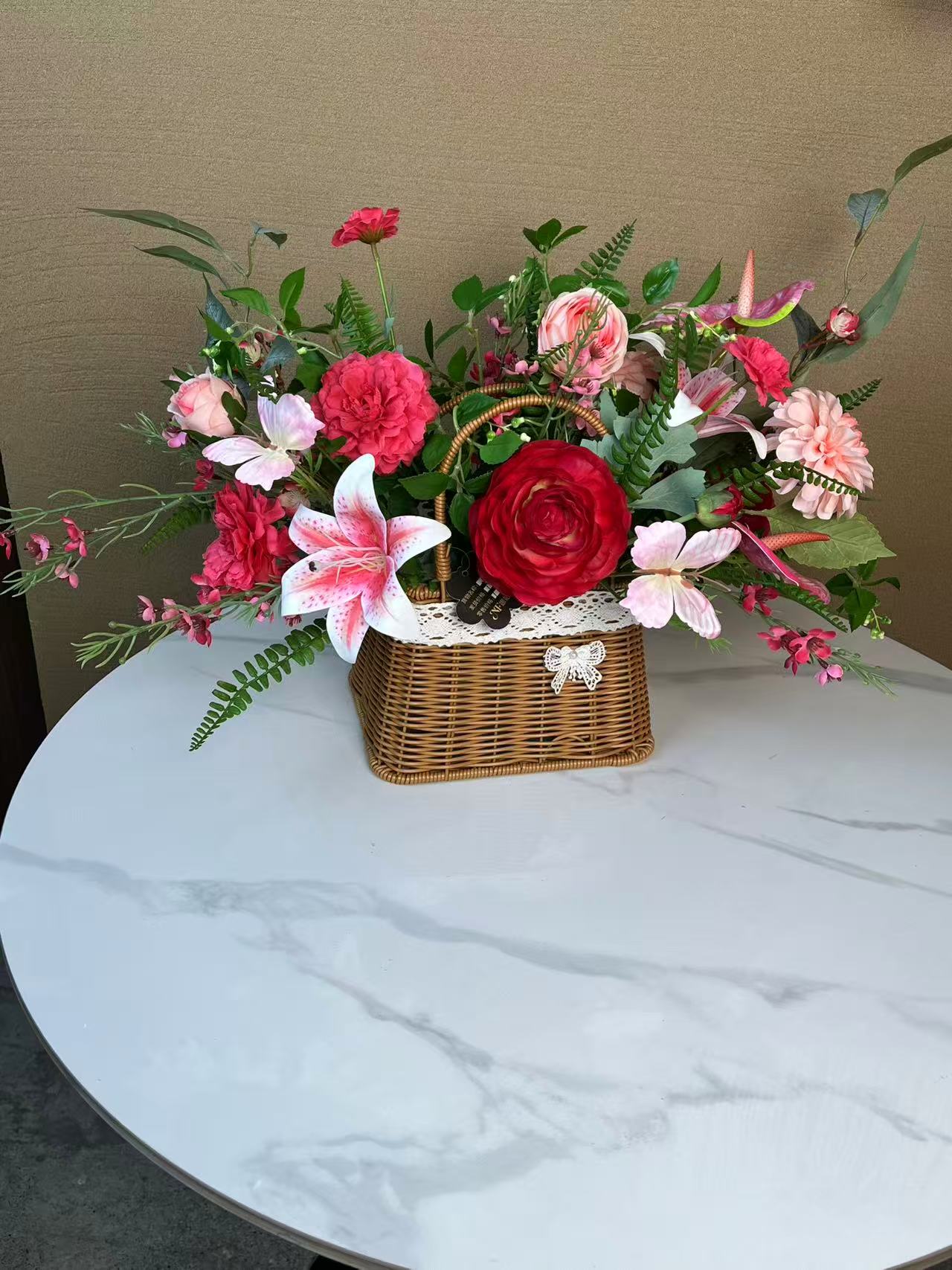 0013 娜 妃 花 艺 小 蓝 花