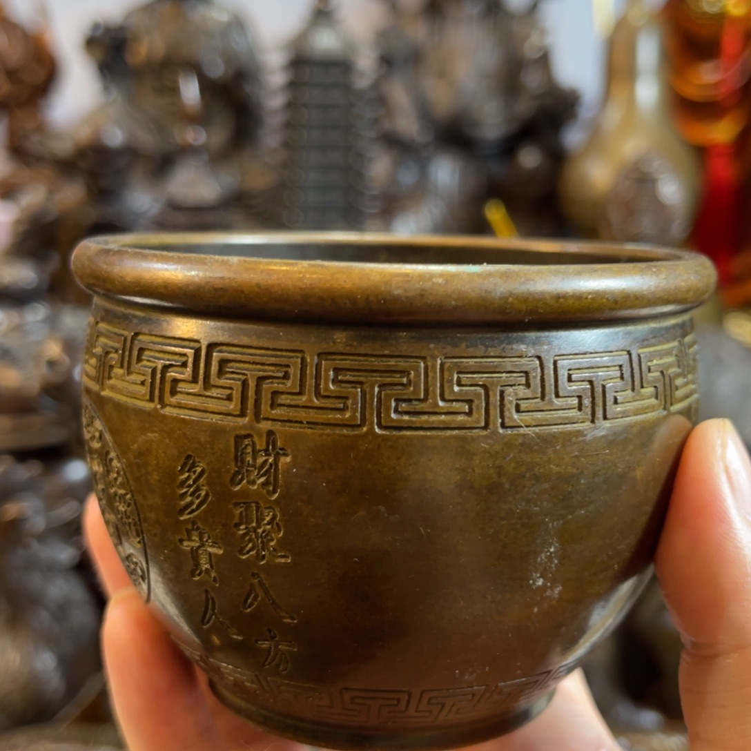 黄铜案台摆件物品摆件