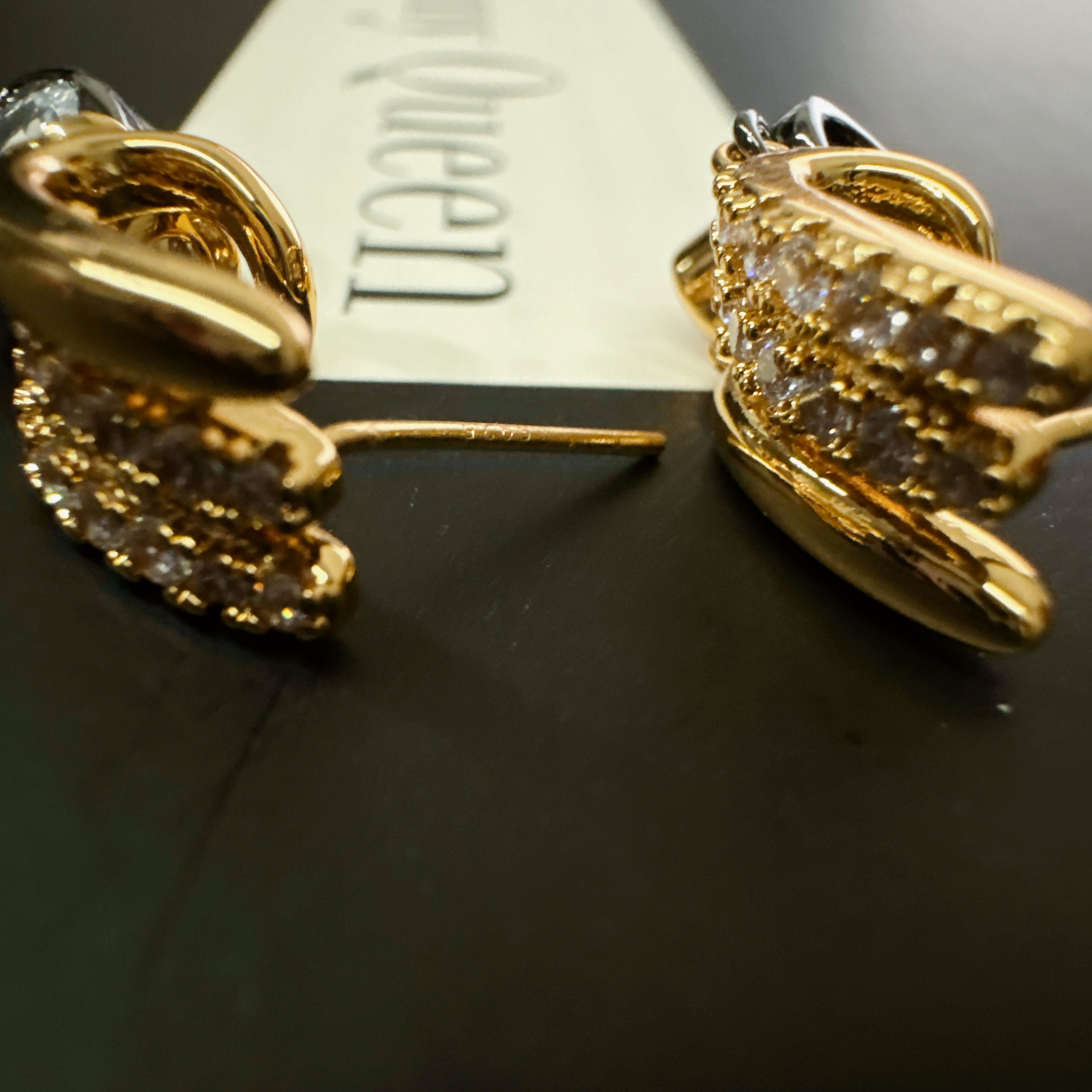 铜合金合成锆石耳饰 娜娜GemmyQueen耳环GQ02266