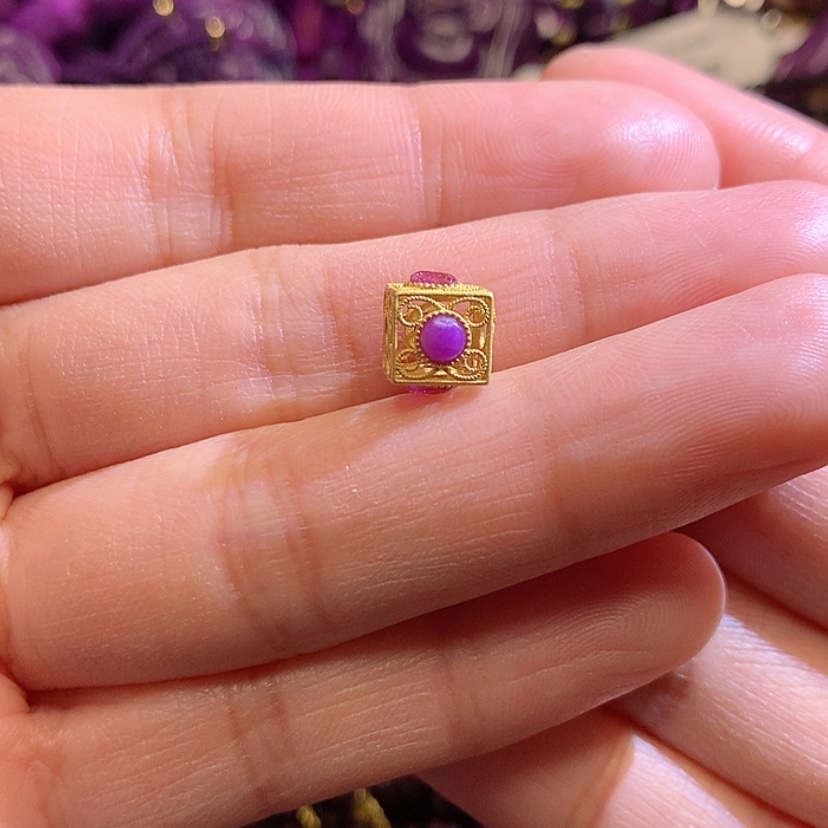 【闪购商品】苏纪石（舒俱来）吊坠银S925镀金镶嵌