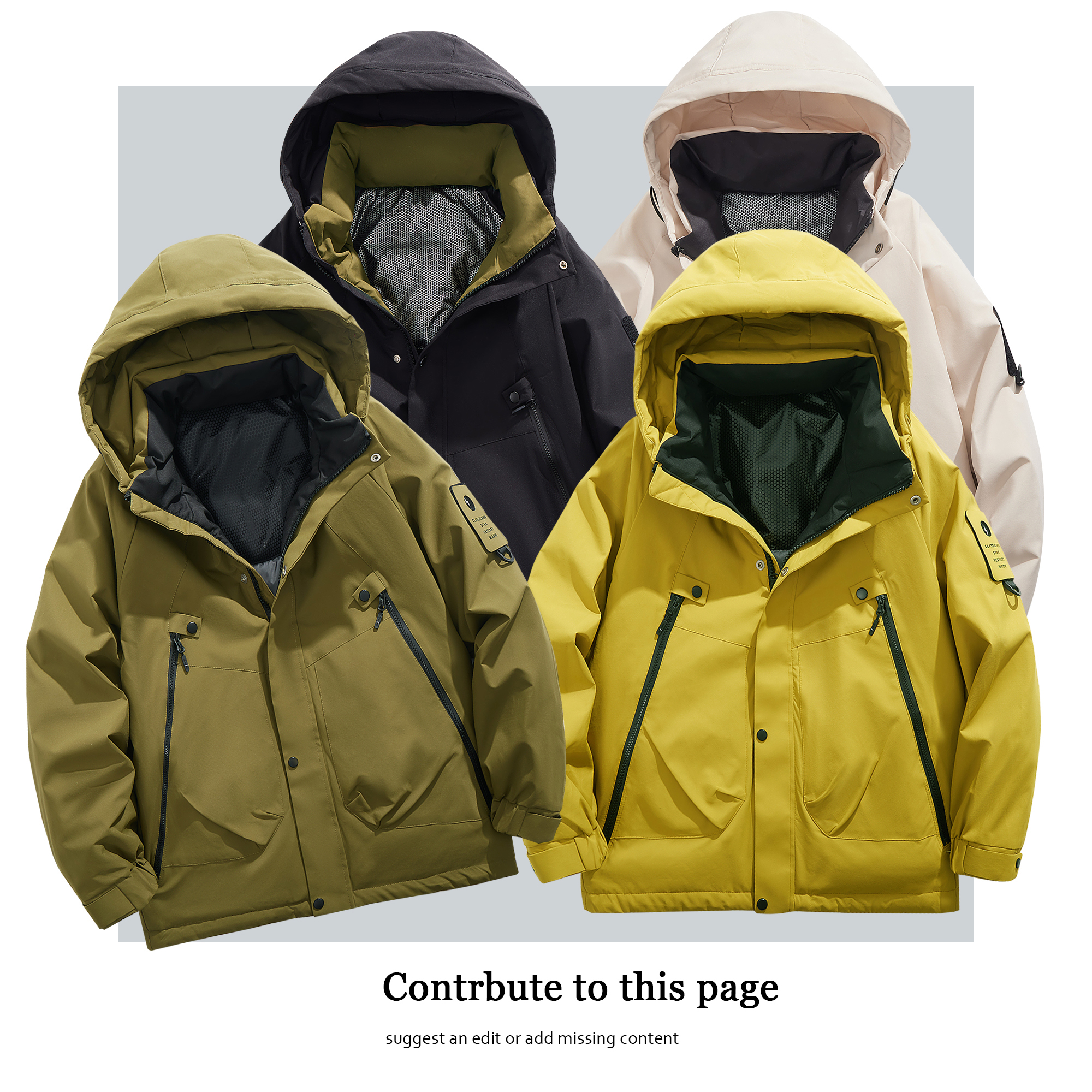 【新品现货】情侣款羽绒服户外防风加厚连帽保暖90绒羽绒服