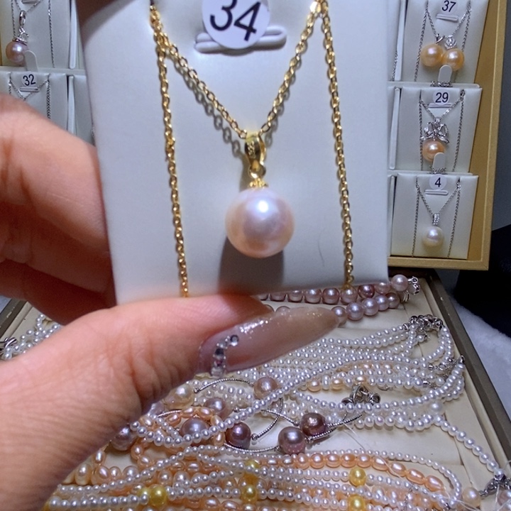 未镶嵌淡水珍珠耳饰