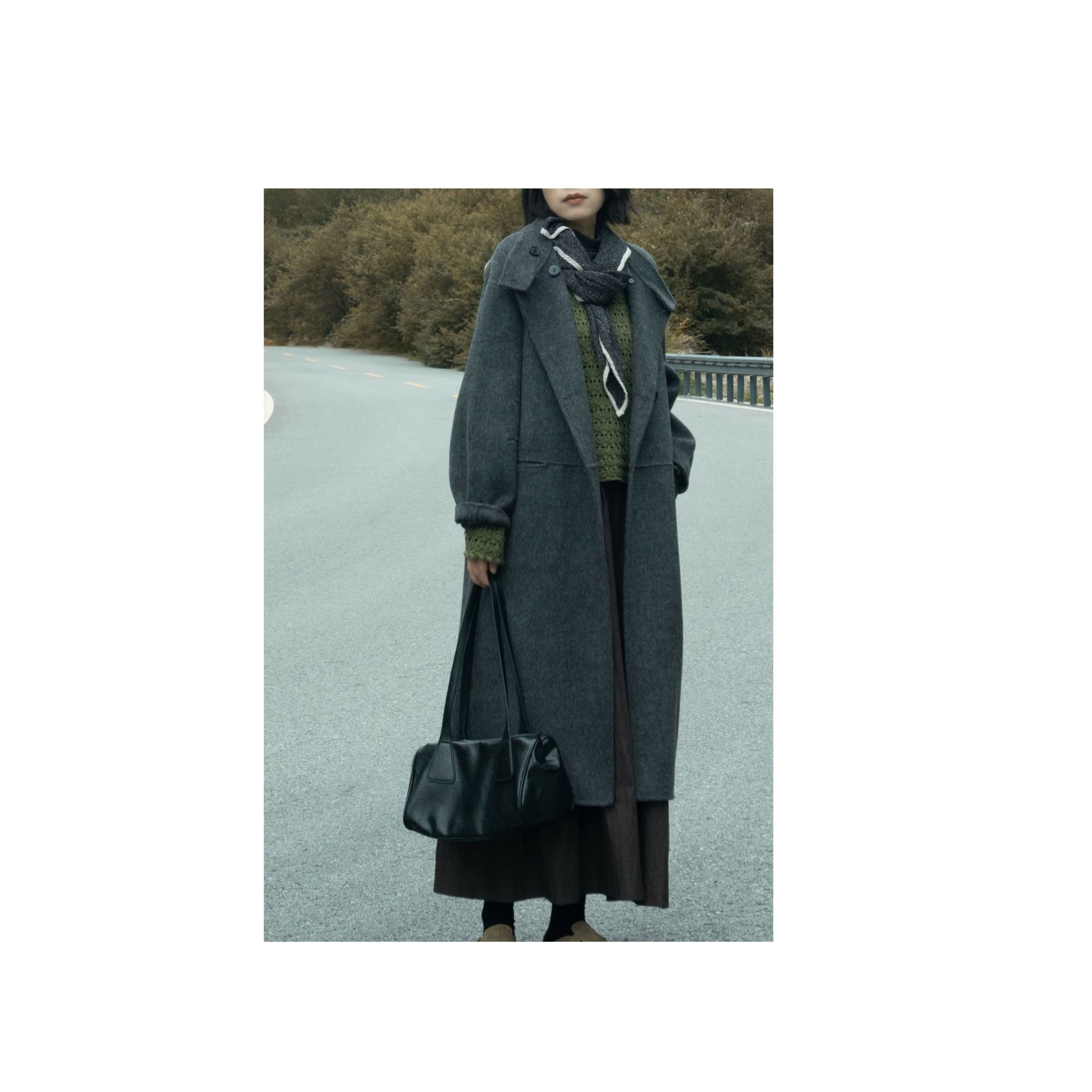 【金标系列小禾高品大衣】秋冬氛围ins大气百搭长款双面呢羊毛大衣