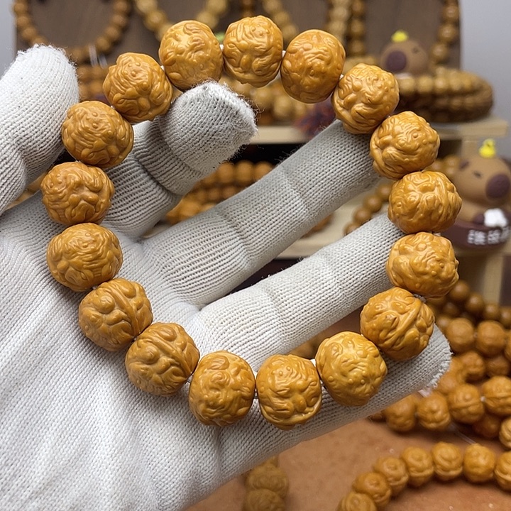 猴头核桃手串 大金蟾13-16