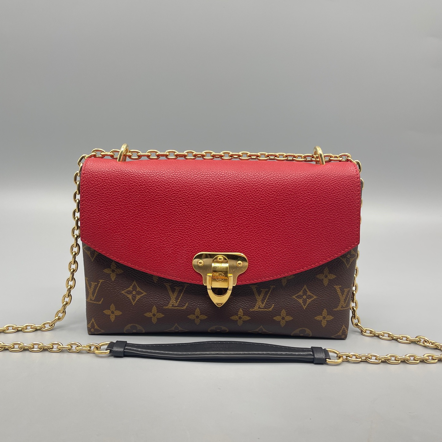 95新 LouisVuitton/路易威登 老花传奇信封斜挎包25*15 17年A2952