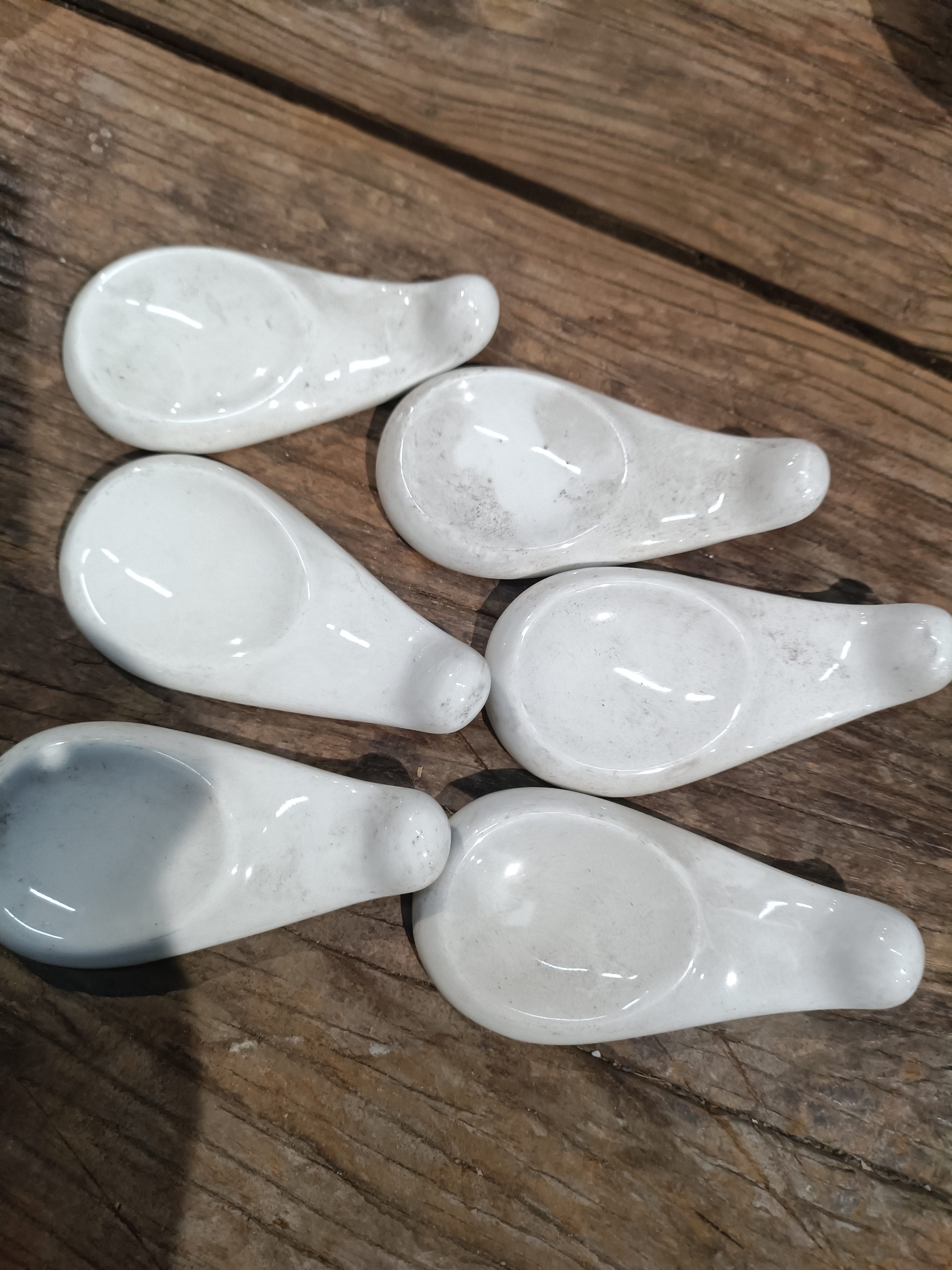 磁州窑国营尾货筷架六个