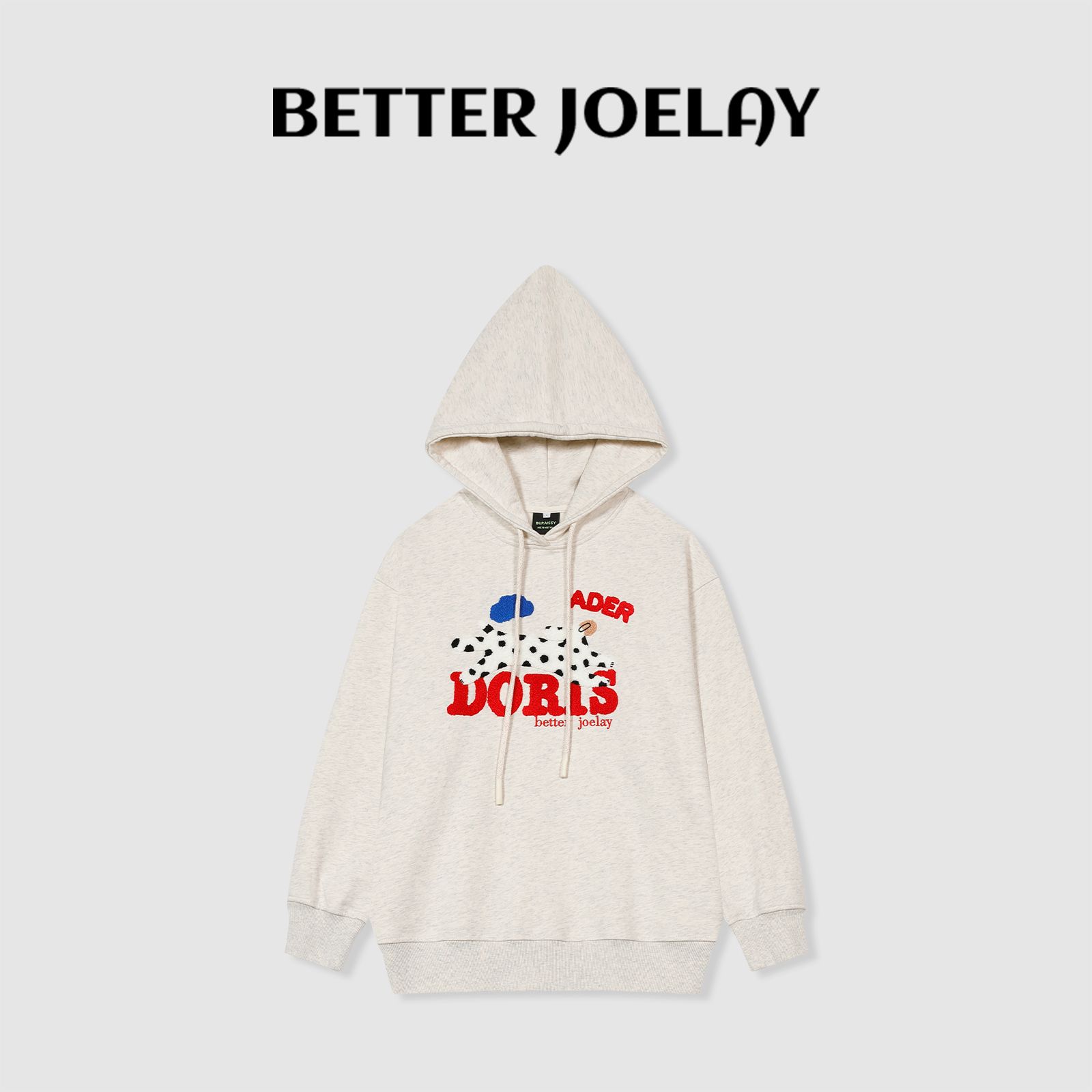 BETTER JOELY -【疯狂小狗】时尚连帽卫衣宽松韩版慵懒风休闲ZZ3647
