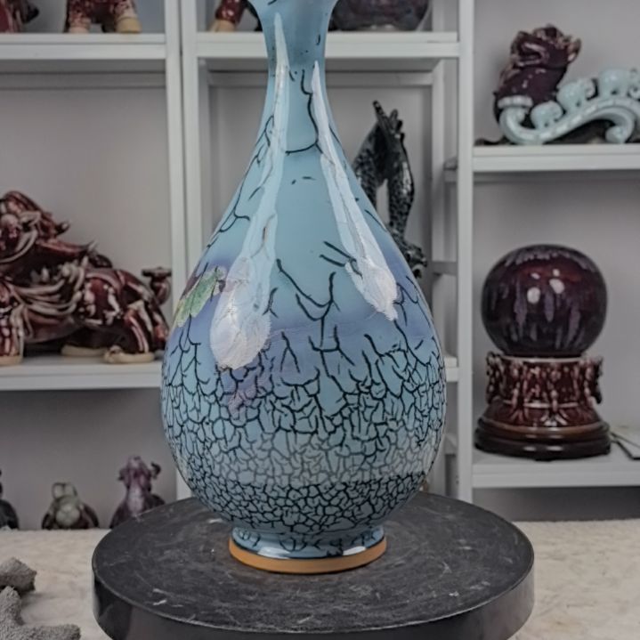 摆件钧瓷摆件神后镇钧瓷